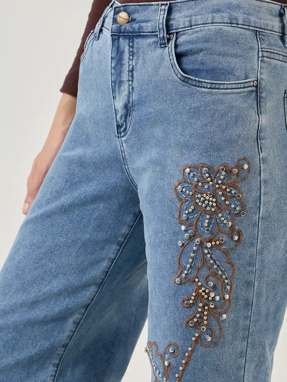 JEANS ALGODÓN REGULAR MUJER TATIENNE CAMILLE - 4