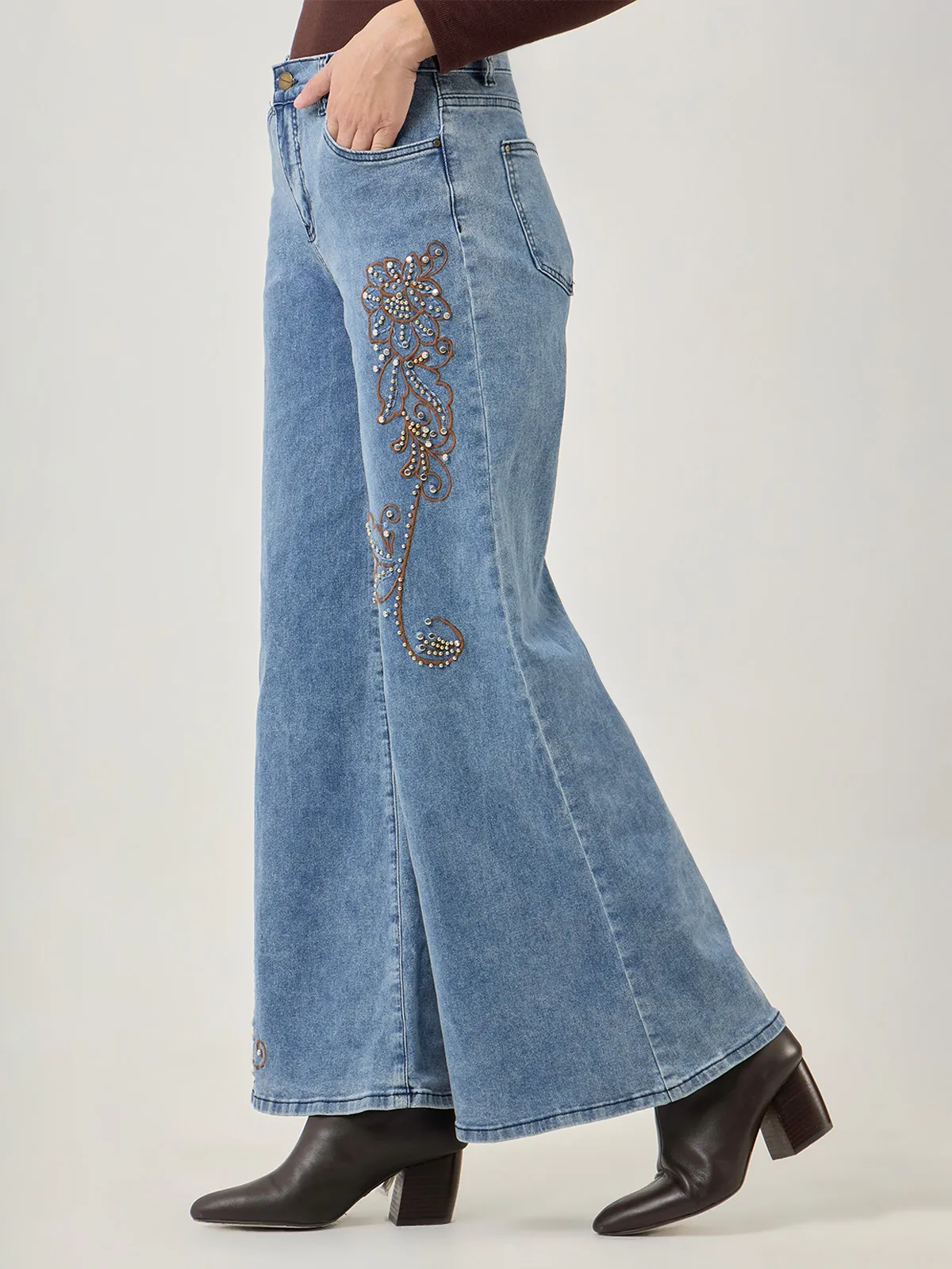 JEANS ALGODÓN REGULAR MUJER TATIENNE CAMILLE - 5