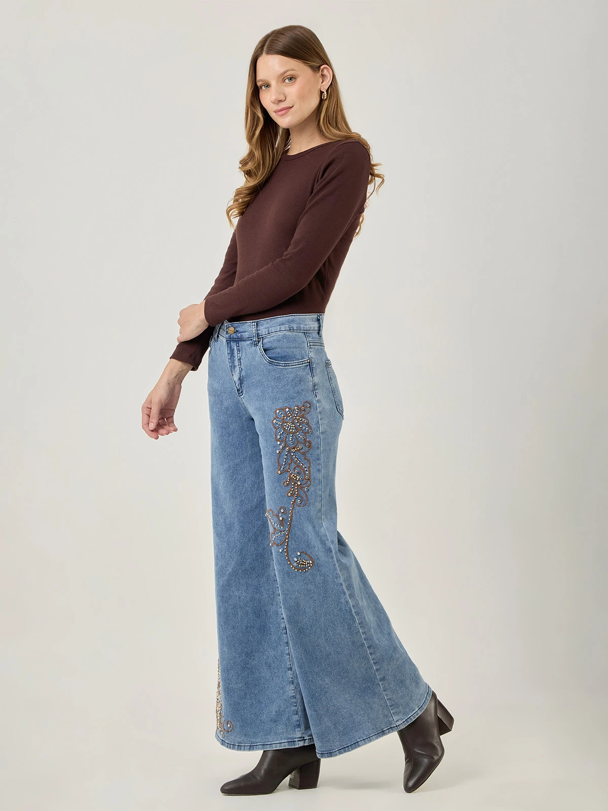 JEANS ALGODÓN REGULAR MUJER TATIENNE CAMILLE - 1