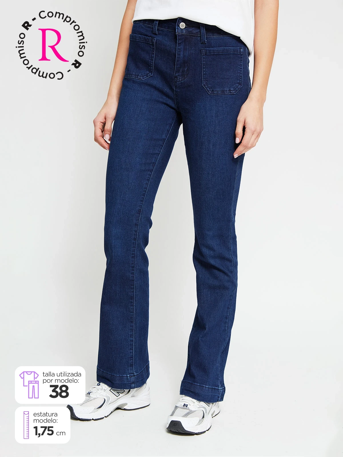 JEANS ALGODÓN REGULAR MUJER AERO - 1