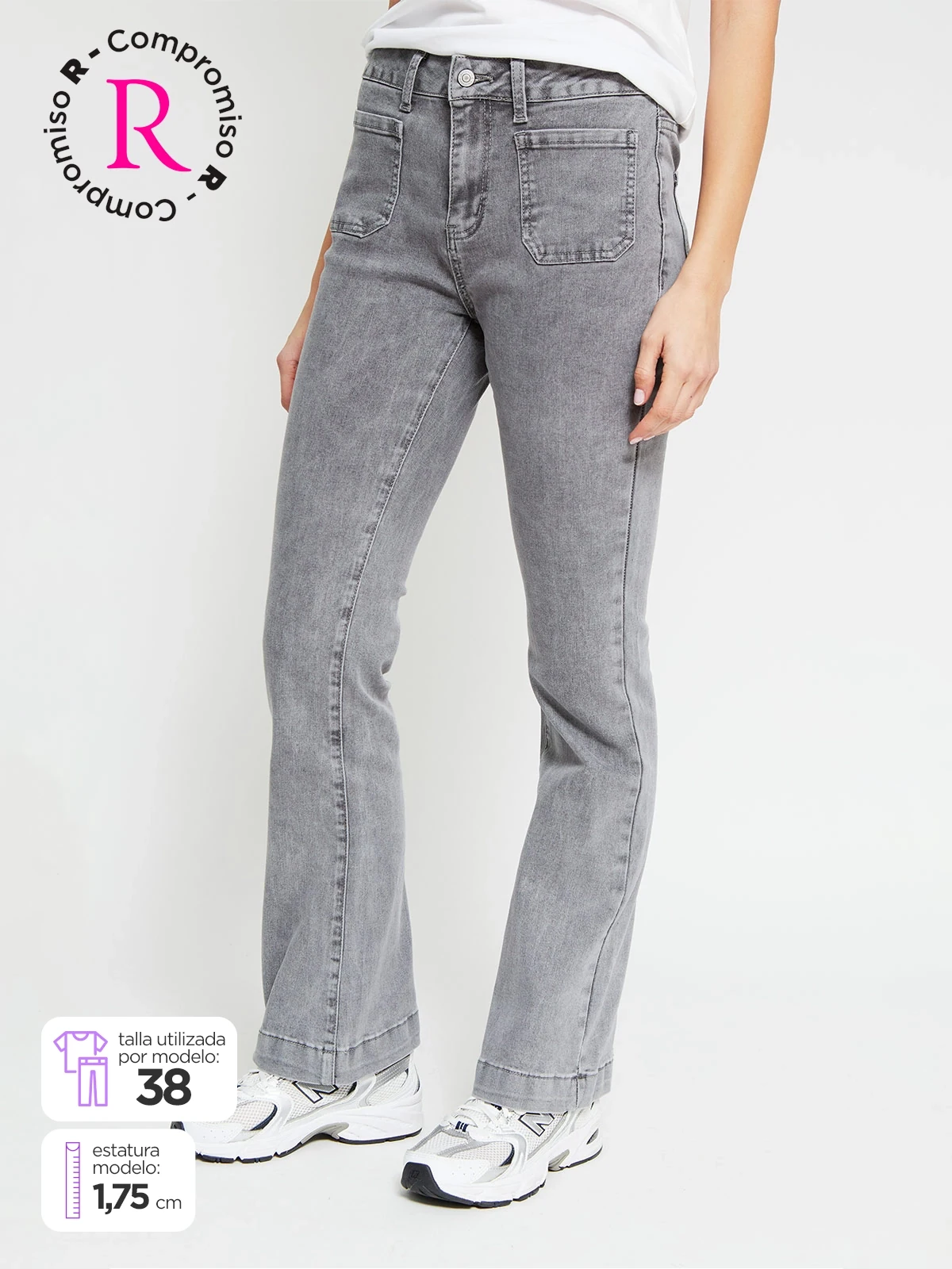 JEANS ALGODÓN REGULAR MUJER AERO - 1