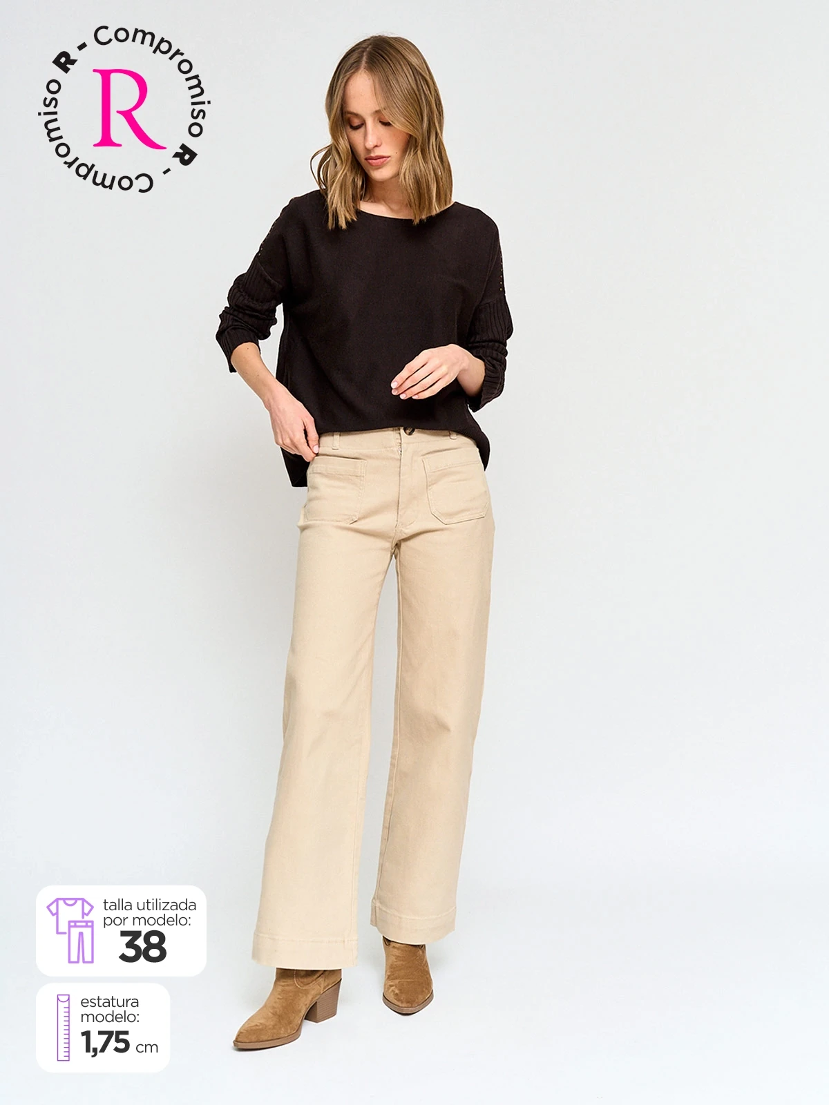 PANTALÓN REGULAR MUJER TATIENNE - 1