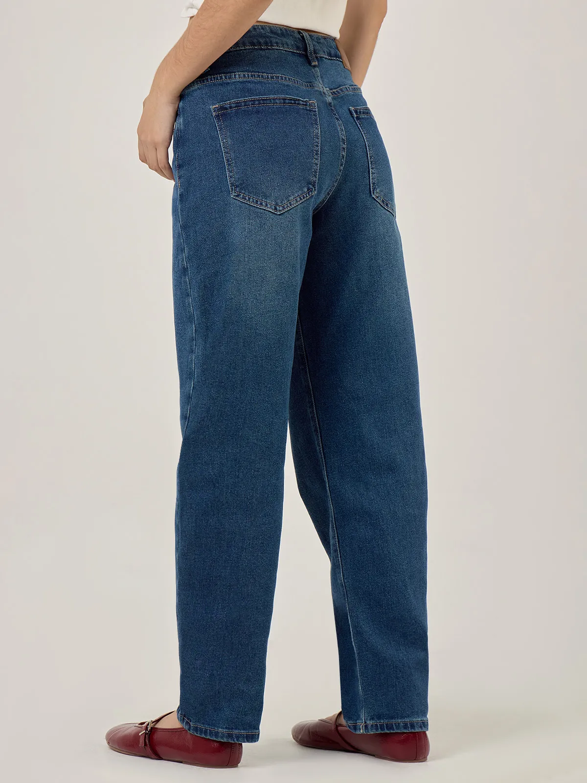 JEANS ALGODÓN REGULAR MUJER AERO NORA - 2