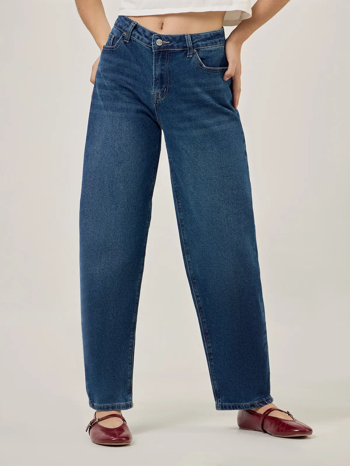 JEANS ALGODÓN REGULAR MUJER AERO NORA - 3