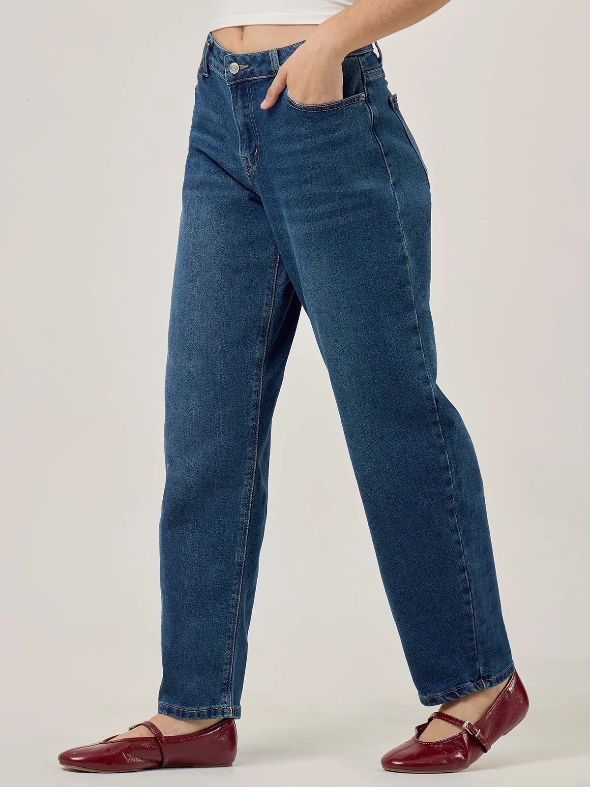 JEANS ALGODÓN REGULAR MUJER AERO NORA - 5