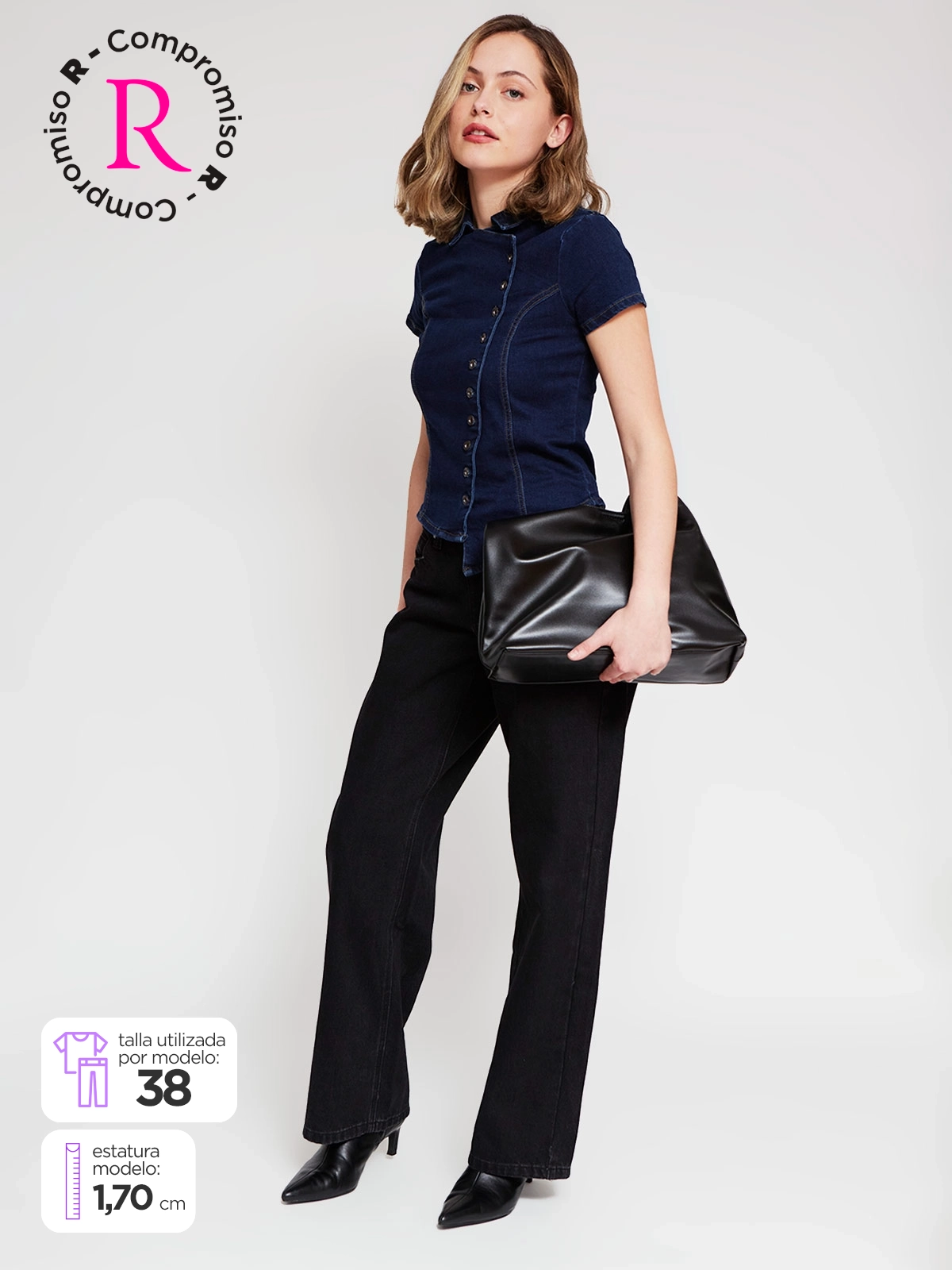 JEANS ALGODÓN REGULAR MUJER INDEX - 1