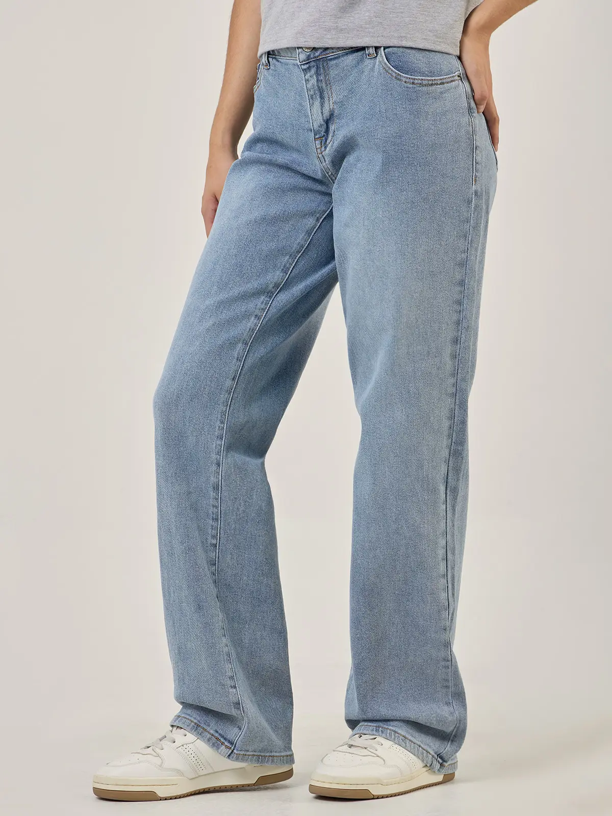 JEANS ALGODÓN REGULAR MUJER AERO MILEY - 5