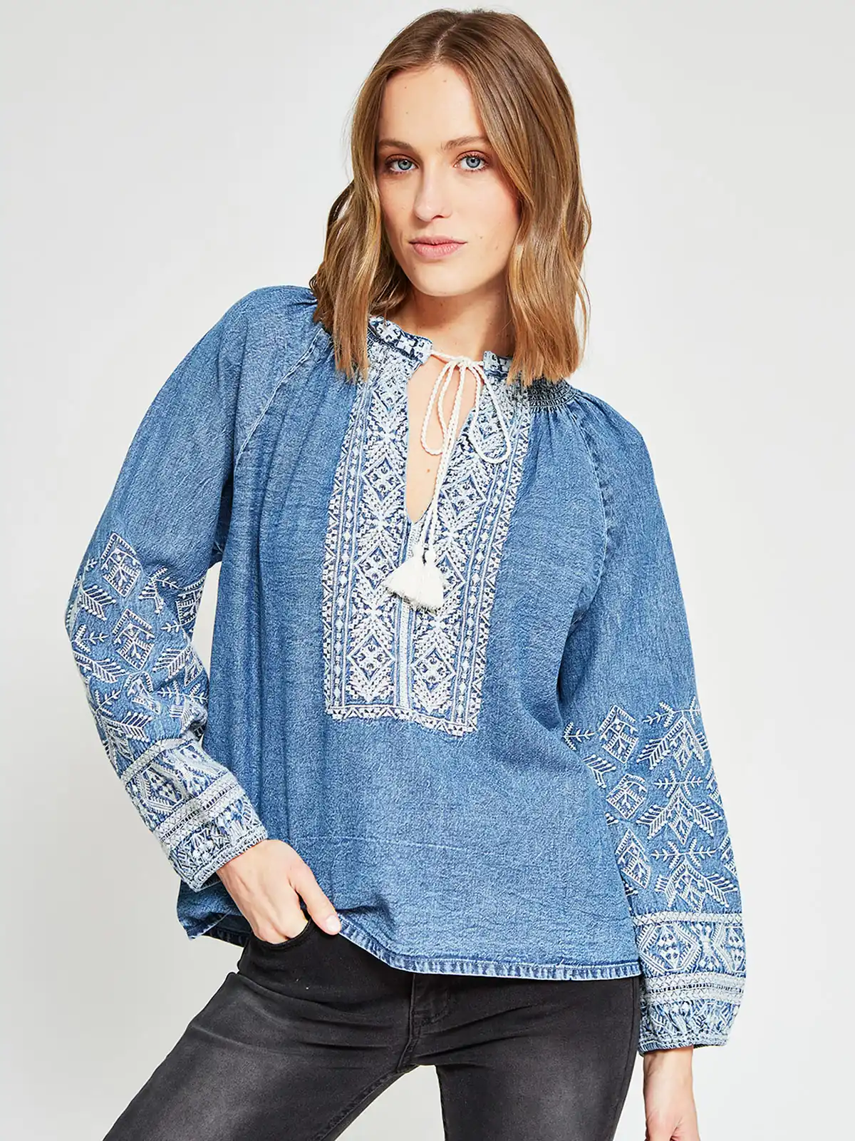 BLUSA MANGA LARGA MUJER TATIENNE - 2