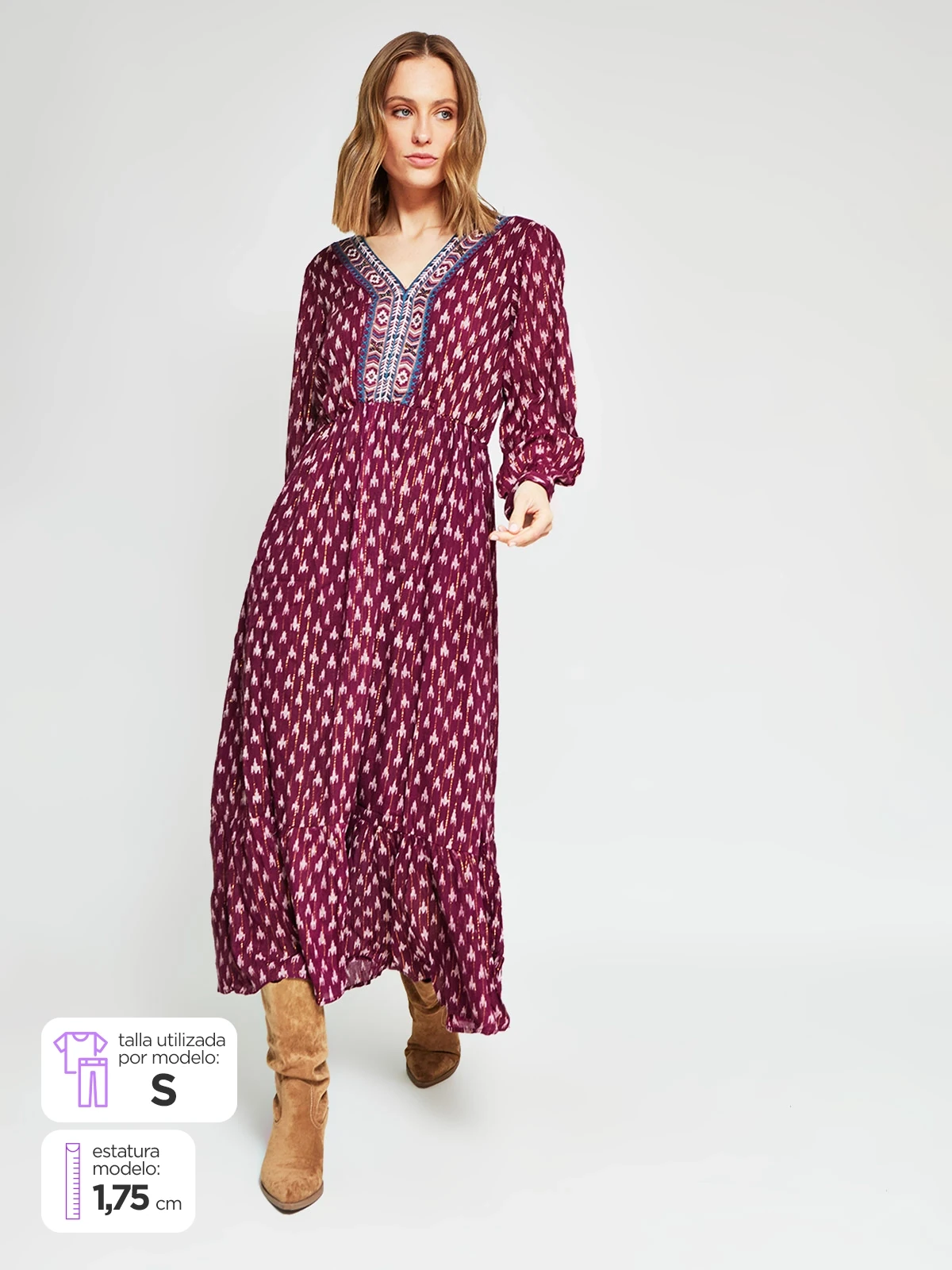 VESTIDO LARGO MUJER TATIENNE - 1