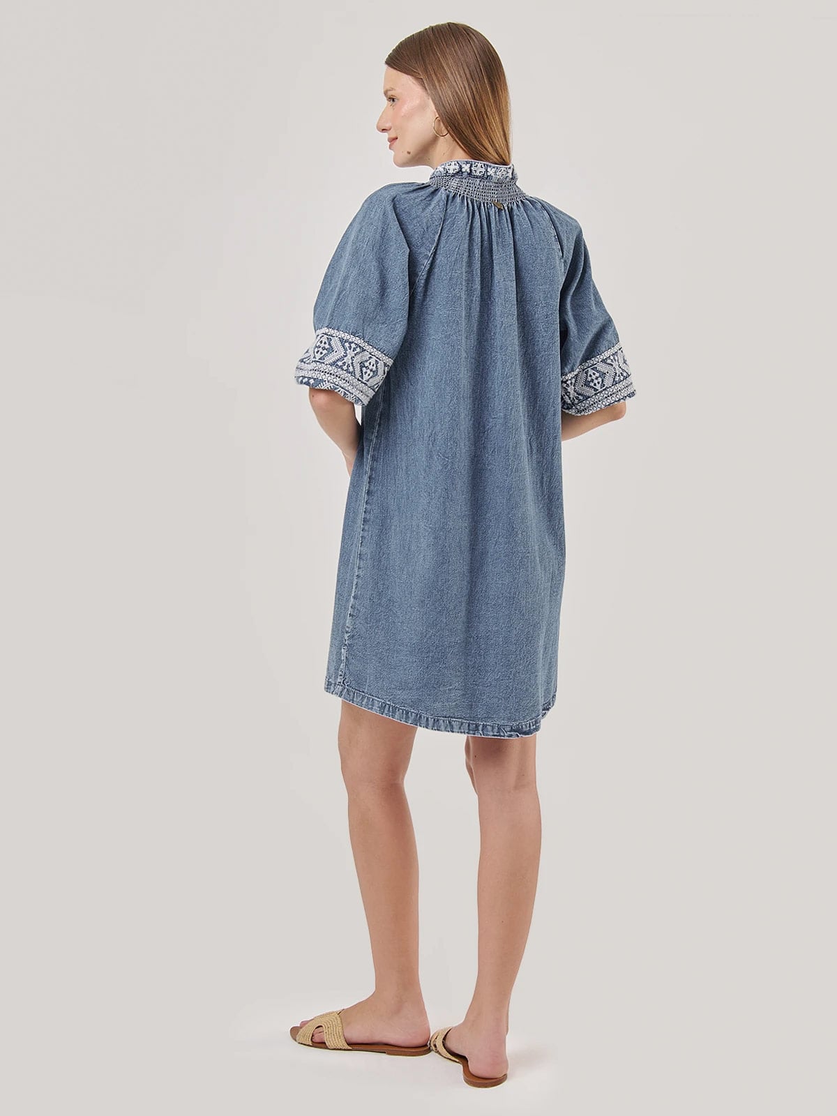 VESTIDO CORTO ALGODÓN MUJER TATIENNE - 4