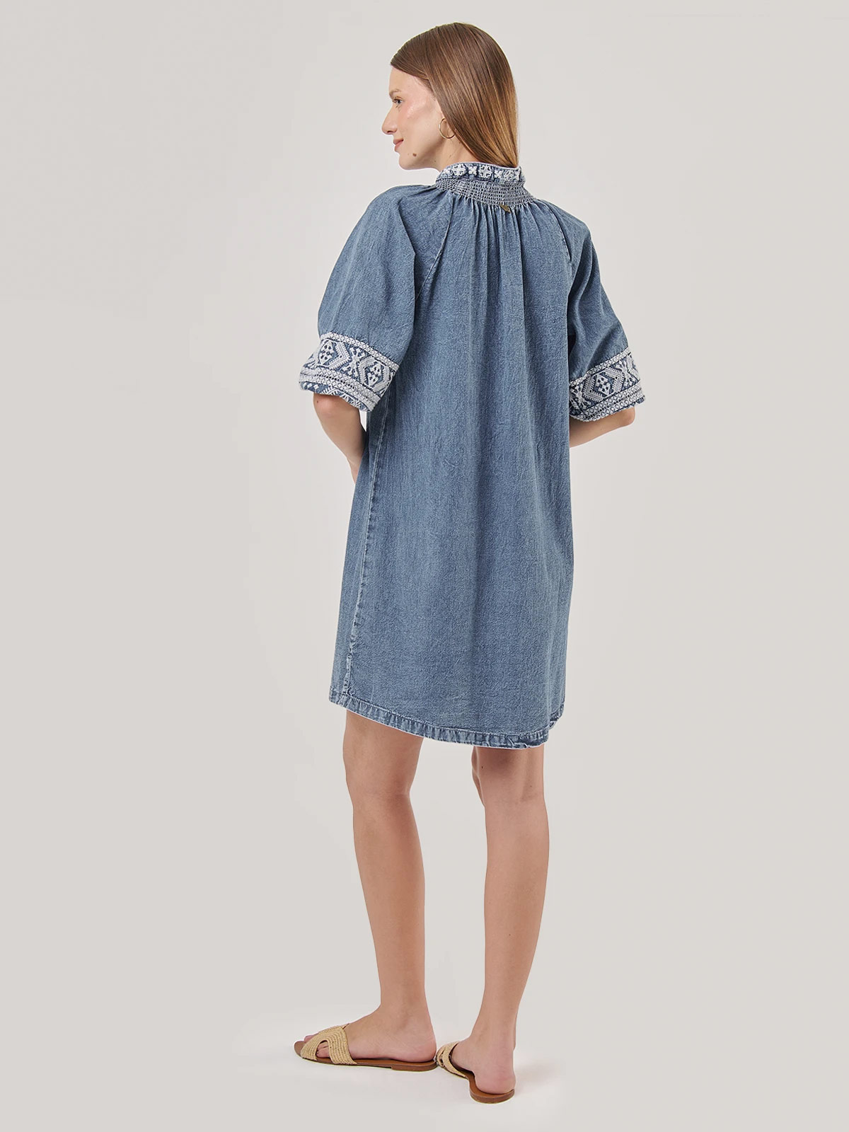 VESTIDO CORTO ALGODÓN MUJER TATIENNE - 4