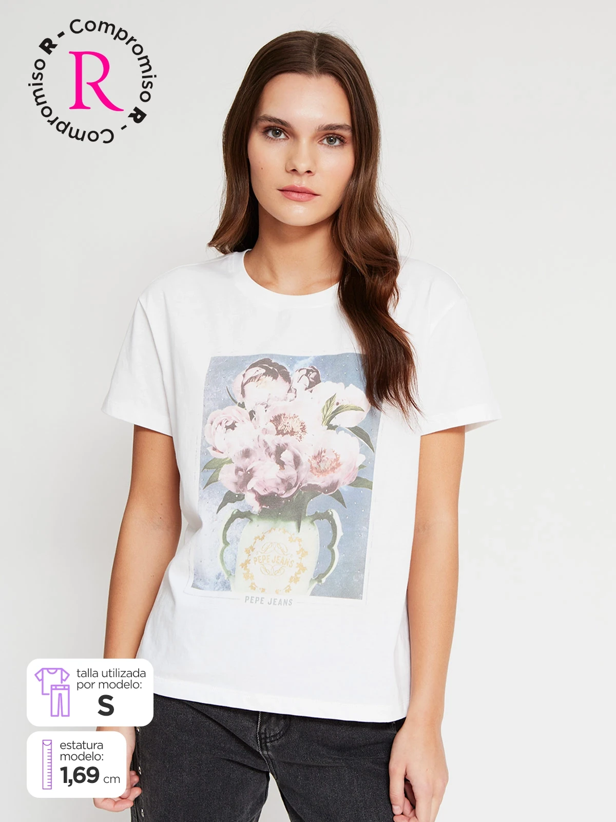 POLO MANGA CORTA ALGODÓN MUJER PEPE JEANS MAGINA - 1