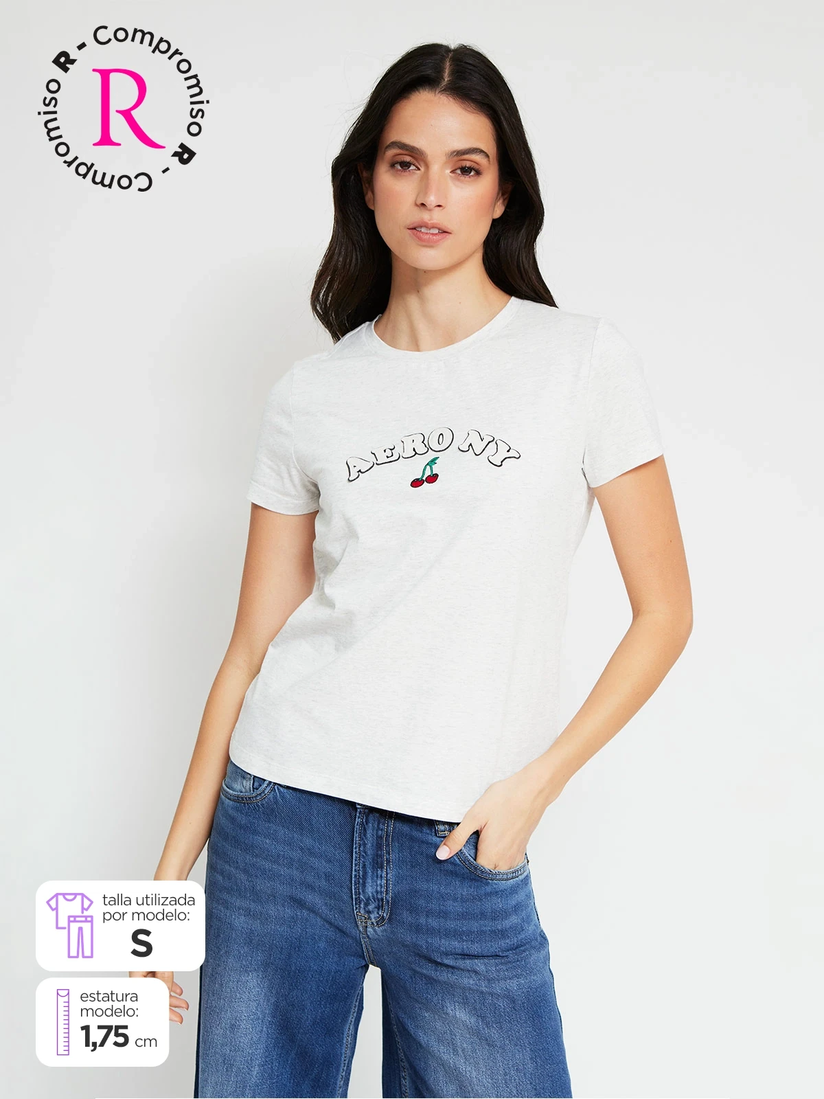 POLO MANGA CORTA ALGODÓN MUJER AERO - 1