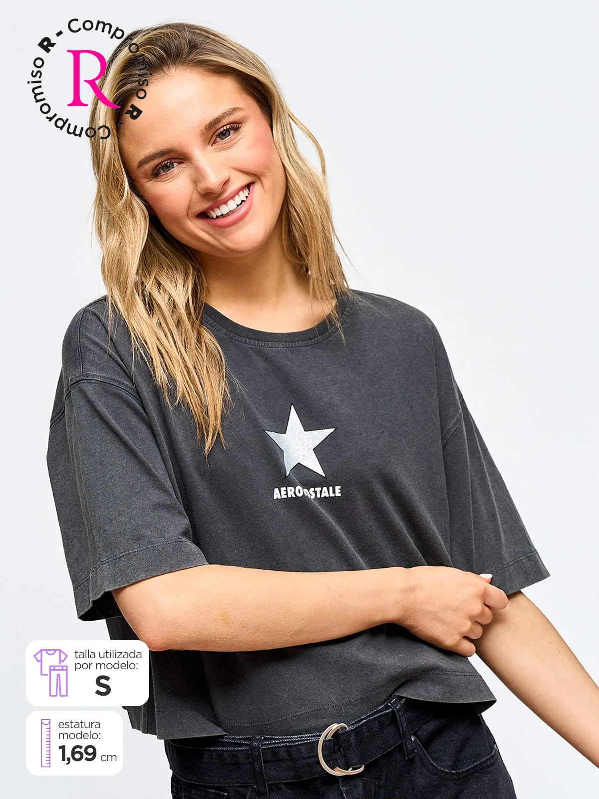 POLO MANGA CORTA ALGODÓN MUJER AERO - 1