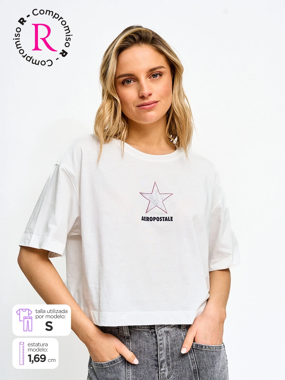POLO MANGA CORTA ALGODÓN MUJER AERO - 1
