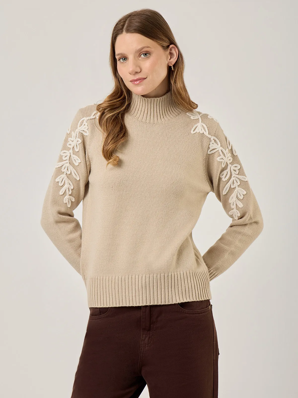SWEATER MUJER TATIENNE FLORCITA - 1