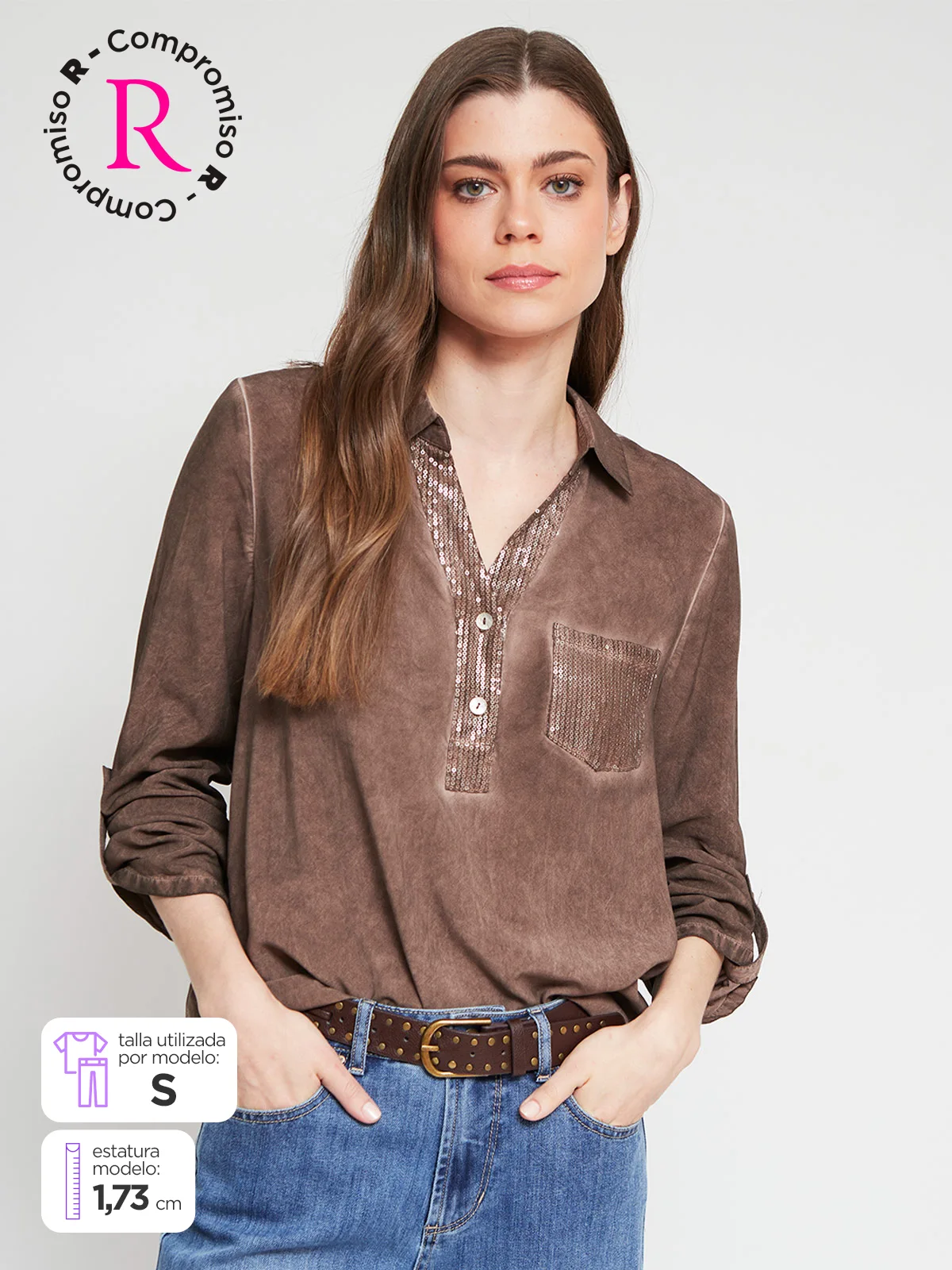 BLUSA MANGA LARGA MUJER TATIENNE - 1