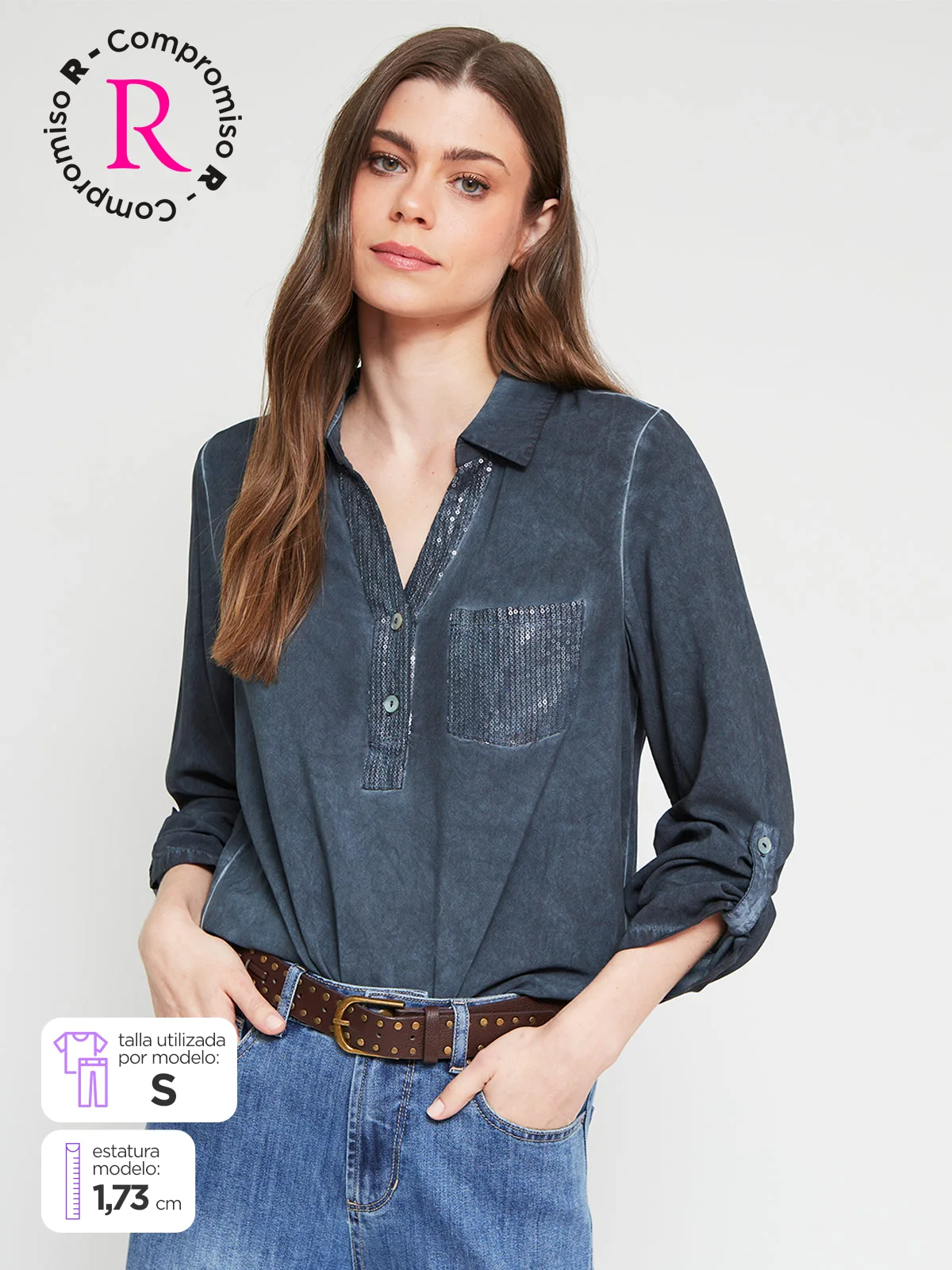 BLUSA MANGA LARGA MUJER TATIENNE - 1