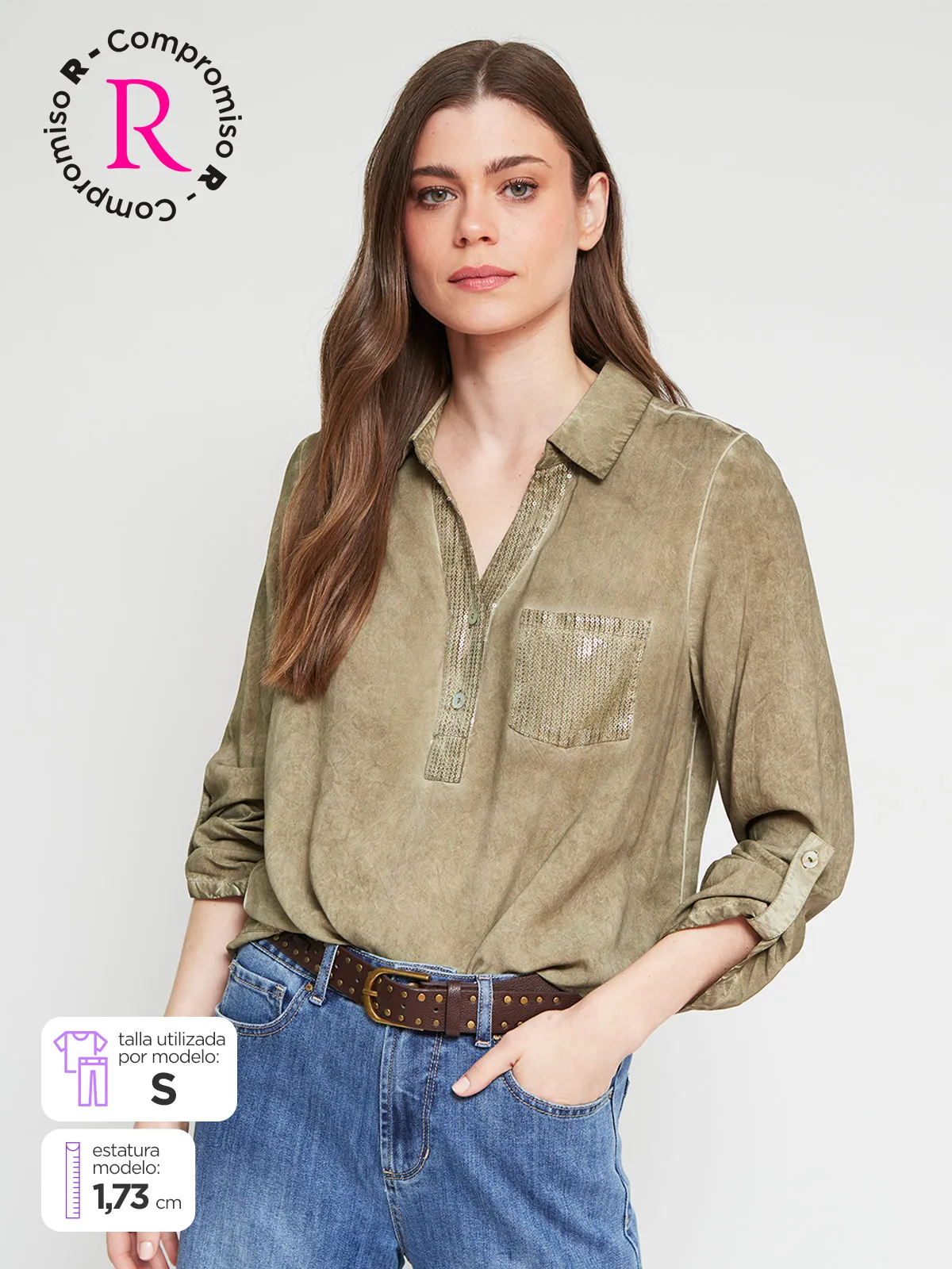 BLUSA MANGA LARGA MUJER TATIENNE - 1