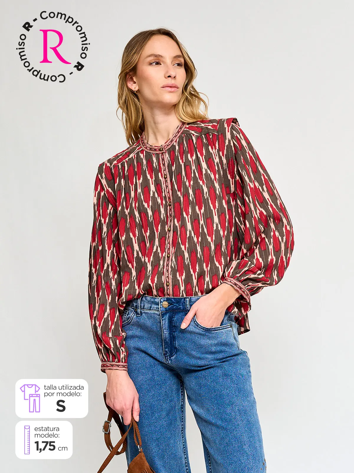 BLUSA MANGA LARGA MUJER TATIENNE BELFAST - 1