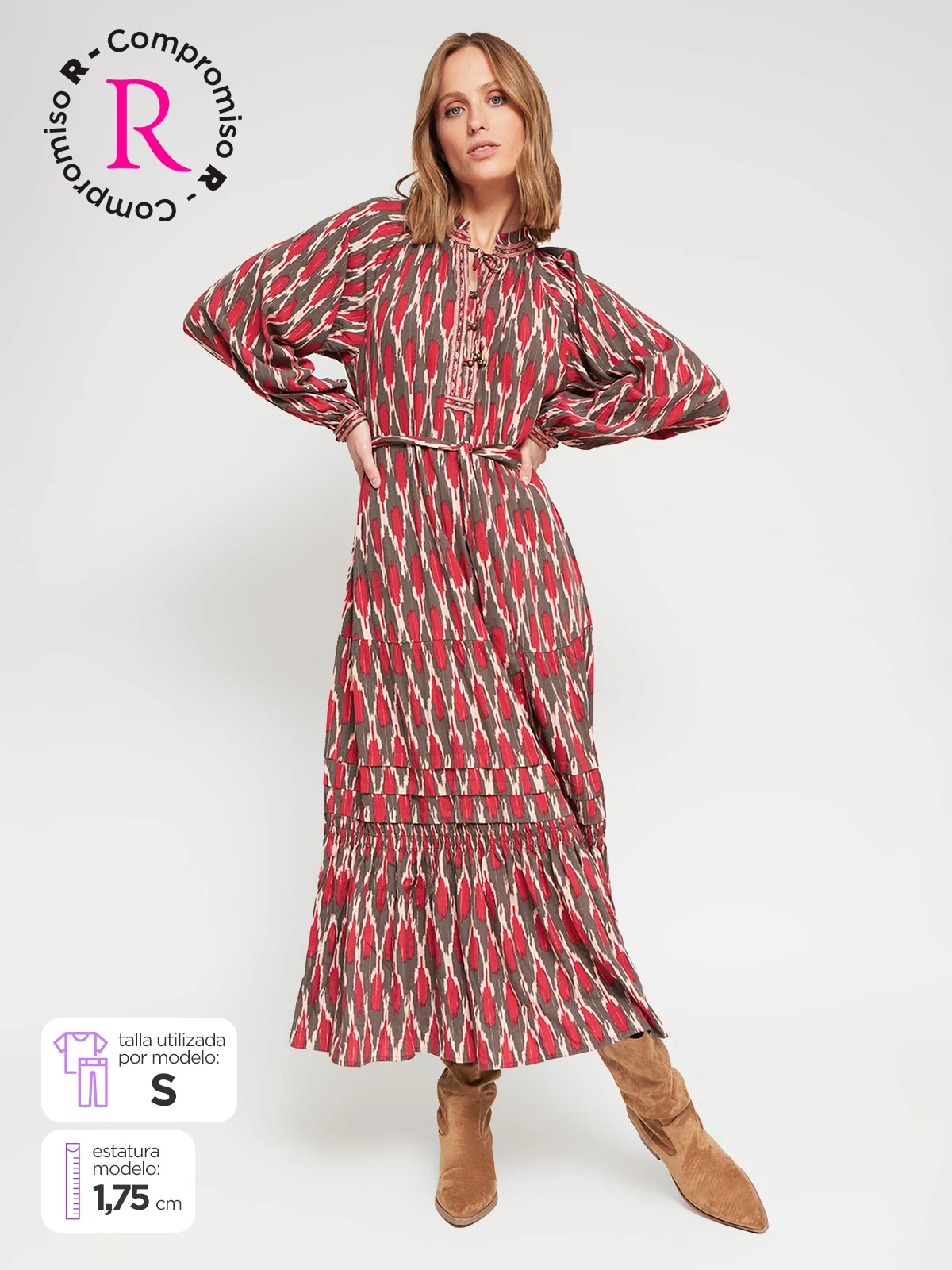 VESTIDO LARGO MUJER TATIENNE BELFAST - 1