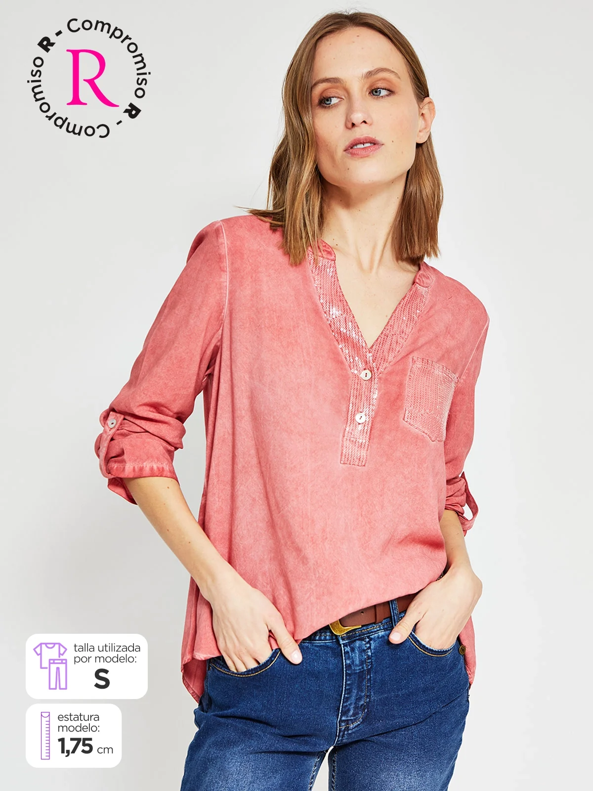 BLUSA MANGA LARGA MUJER TATIENNE - 1