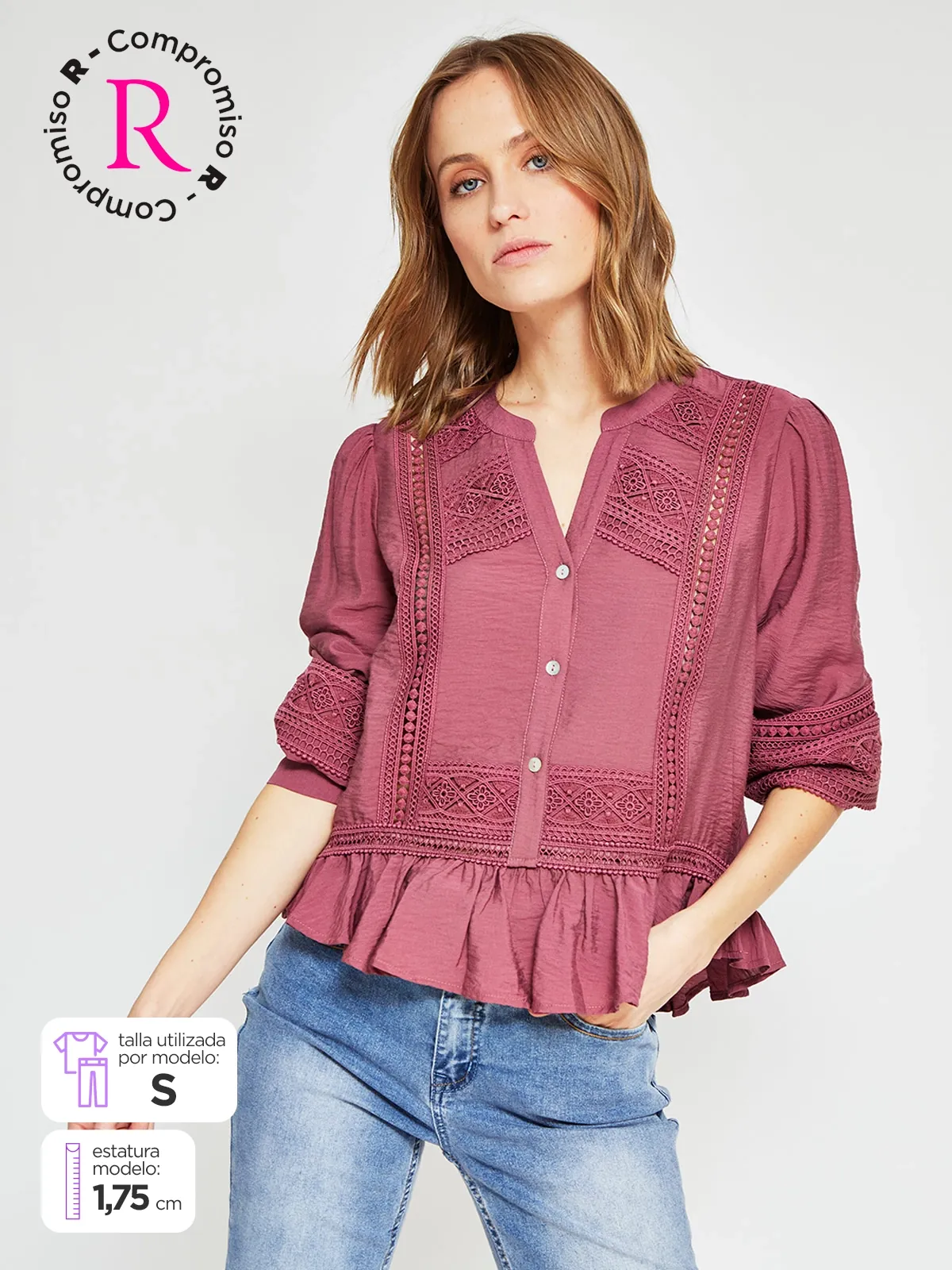 BLUSA MANGA LARGA MUJER TATIENNE - 1