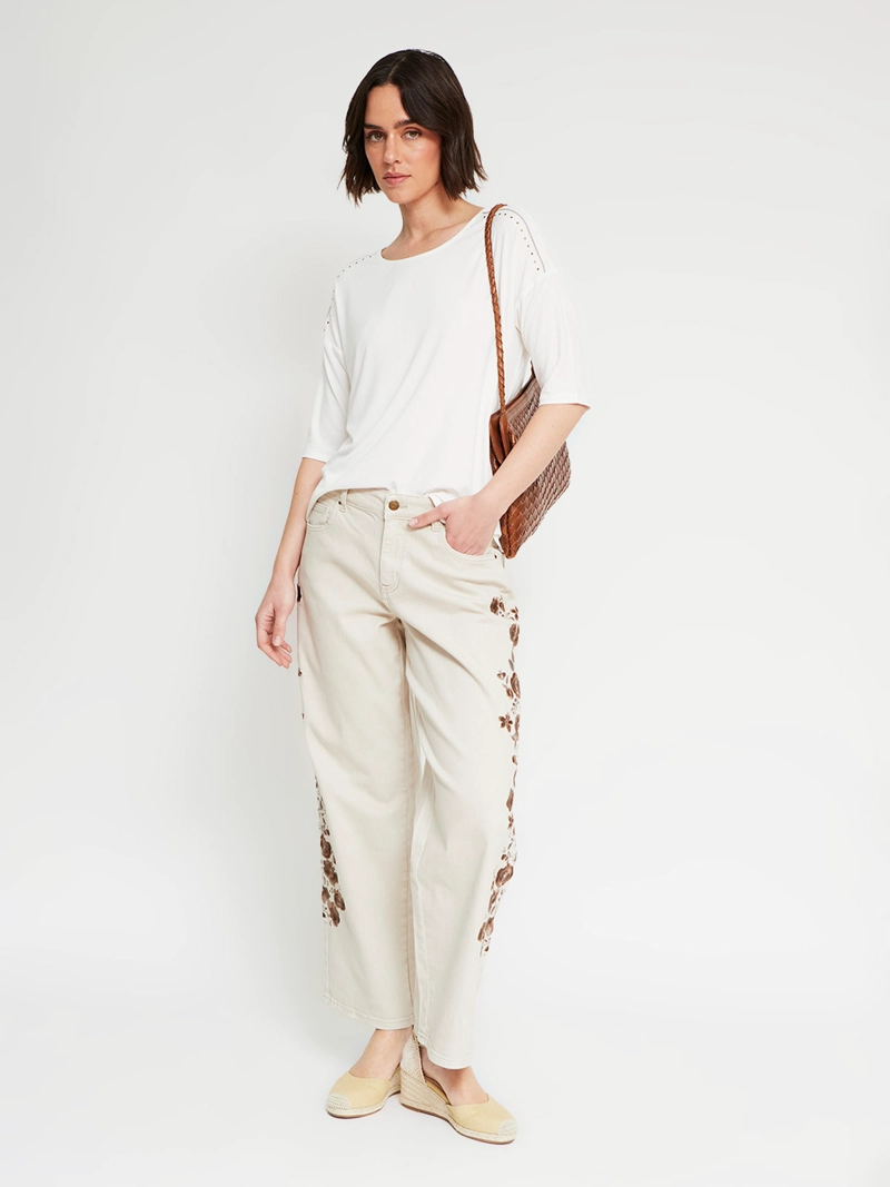 POLO MANGA 3/4 MUJER TATIENNE RIB - 4