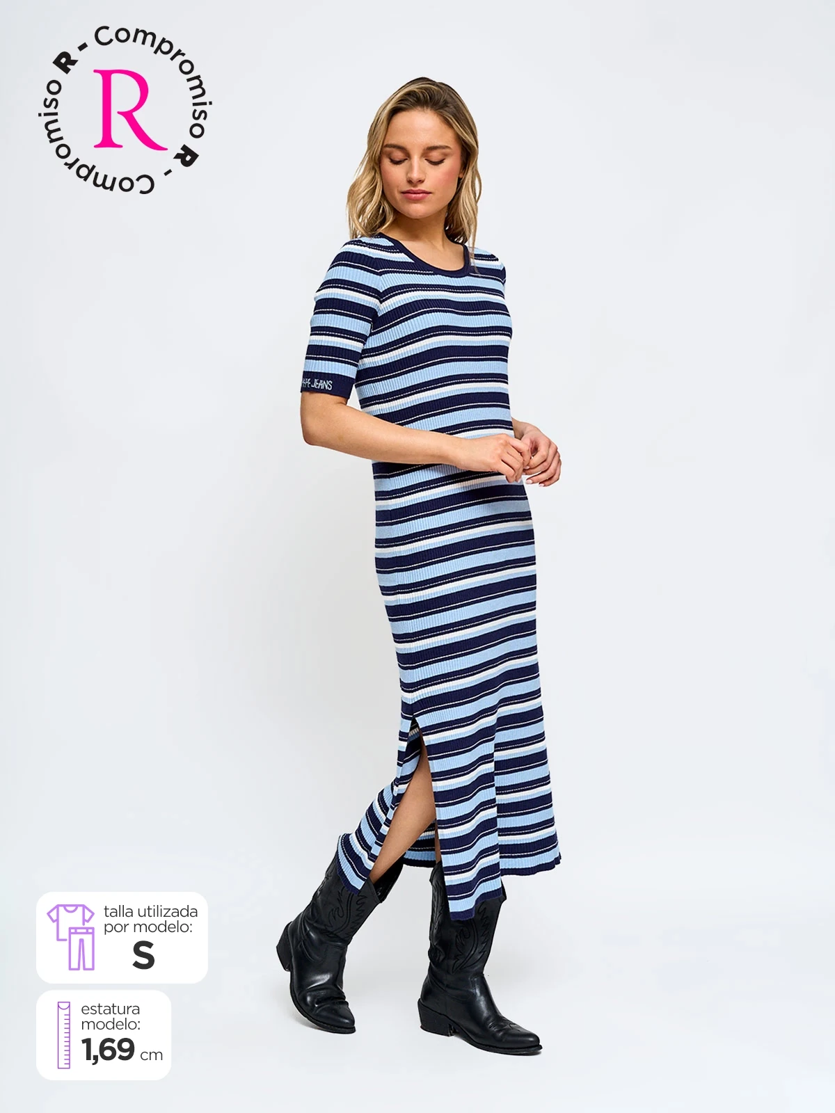 VESTIDO LARGO MUJER PEPE JEANS - 1