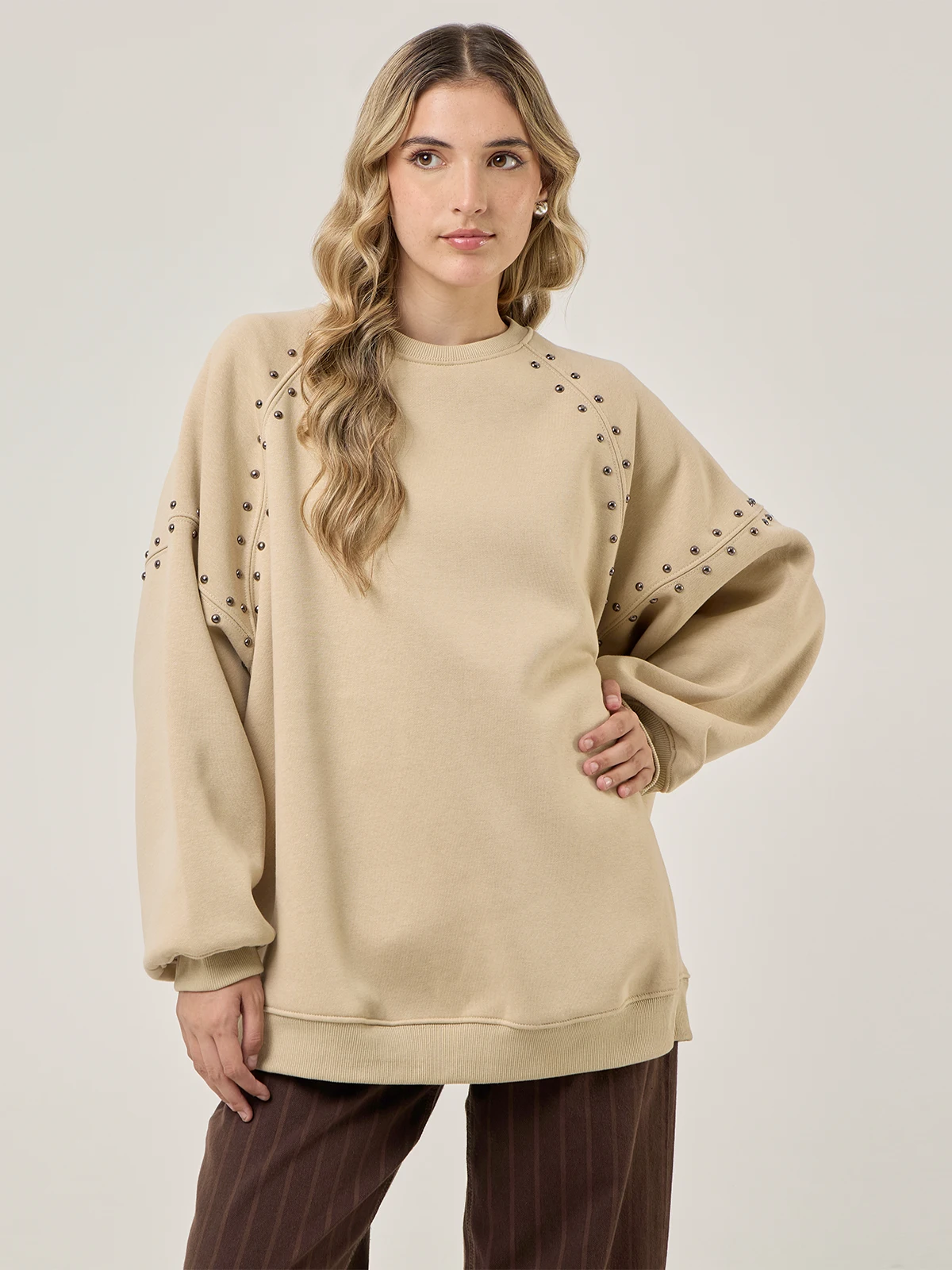 POLERA MANGA LARGA ALGODÓN MUJER BARBADOS - 1