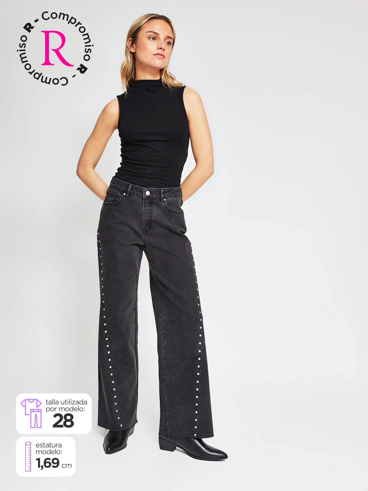 JEANS ALGODÓN REGULAR MUJER BARBADOS - 1