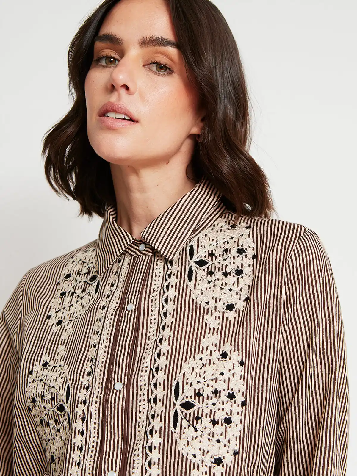 BLUSA MANGA LARGA ALGODÓN MUJER TATIENNE BUSAN - 4