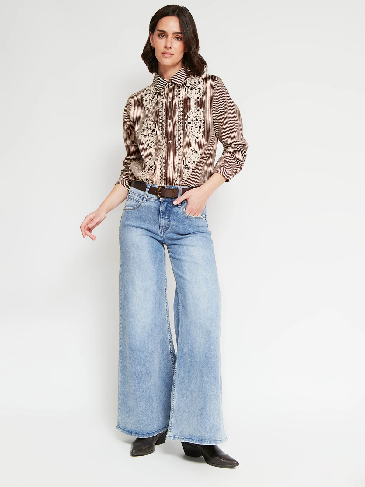 BLUSA MANGA LARGA ALGODÓN MUJER TATIENNE BUSAN - 5