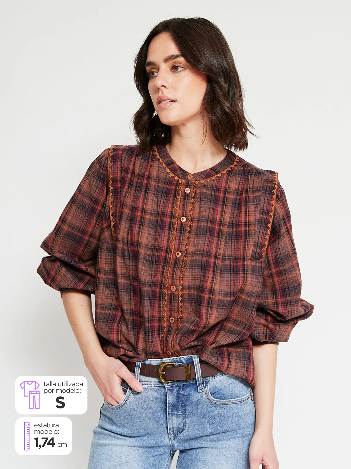 BLUSA MANGA LARGA MUJER TATIENNE - 1