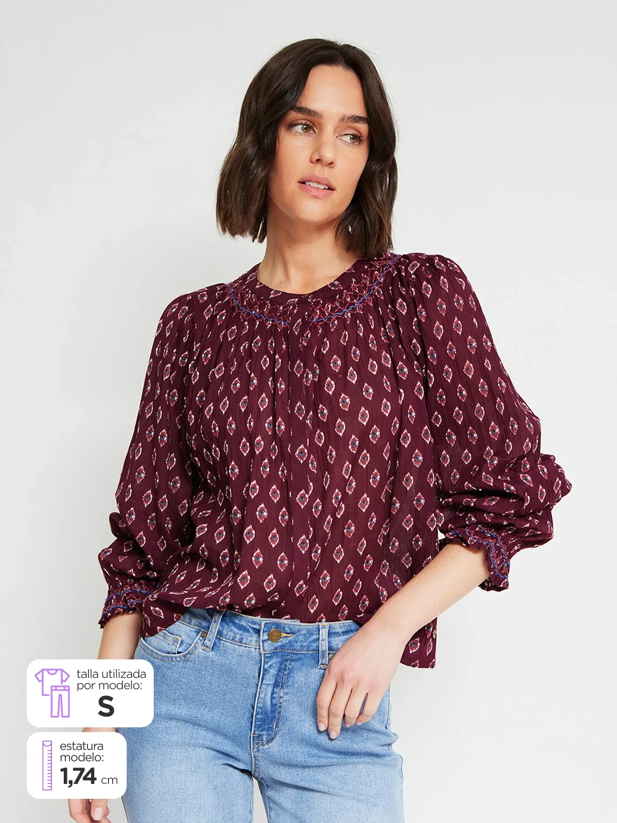 BLUSA MANGA LARGA MUJER TATIENNE - 1