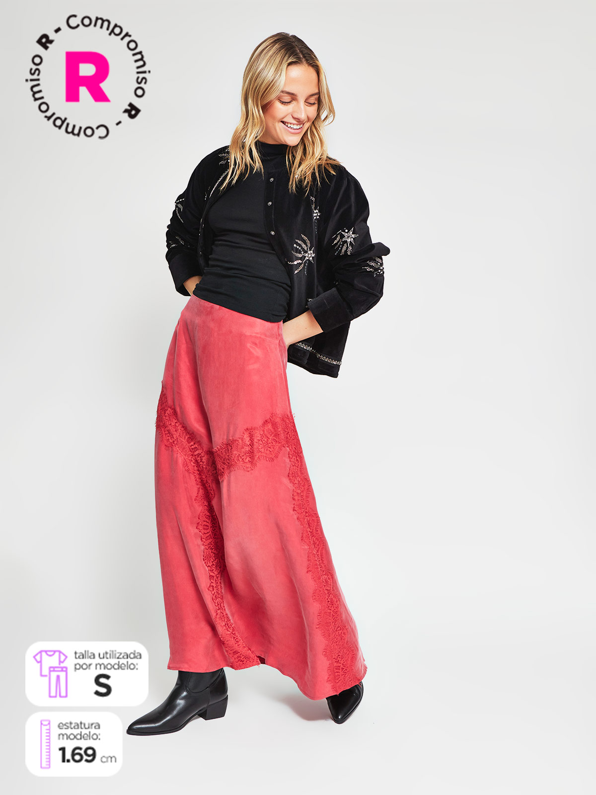 FALDA LARGA MUJER BARBADOS CRED - 1