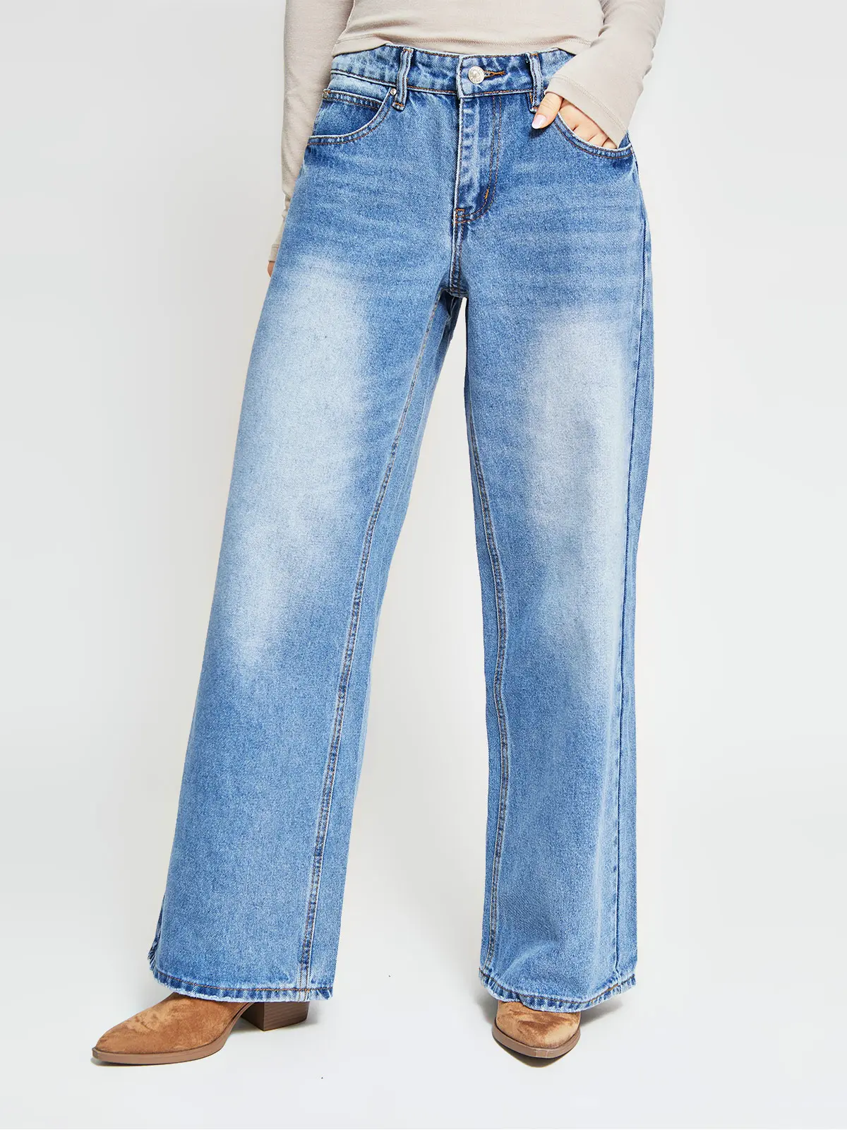 JEANS ALGODÓN BAGGY MUJER INDEX - 2