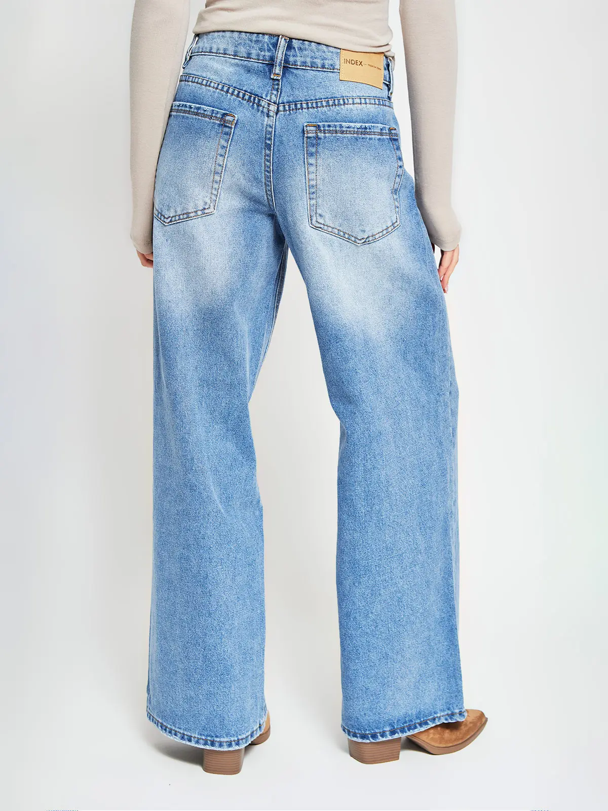 JEANS ALGODÓN BAGGY MUJER INDEX - 3