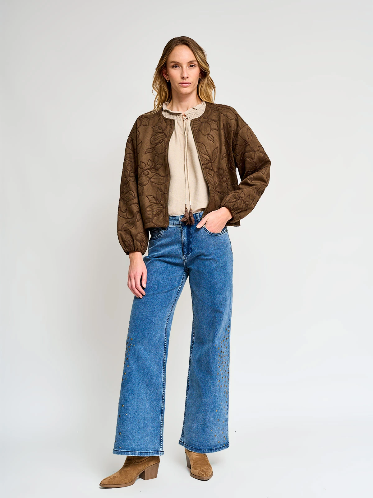CASACA MUJER TATIENNE CORTA BOMBER - 5
