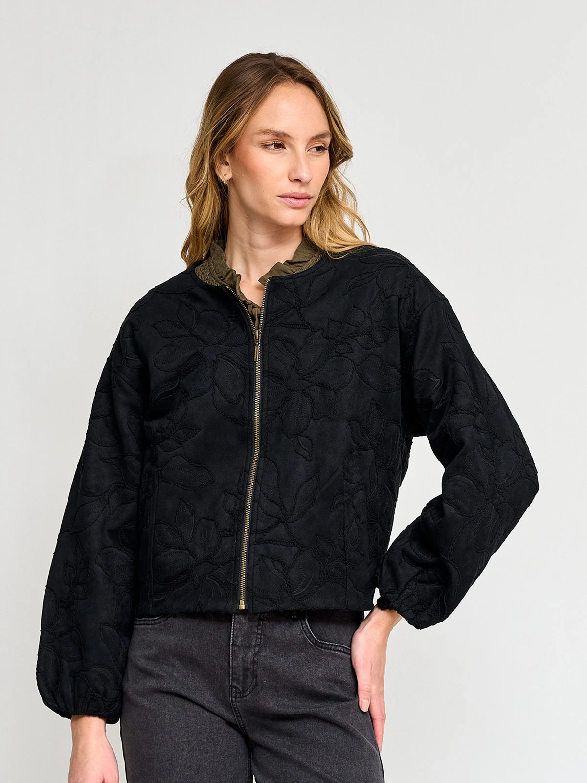 CASACA MUJER TATIENNE CORTA BOMBER - 2