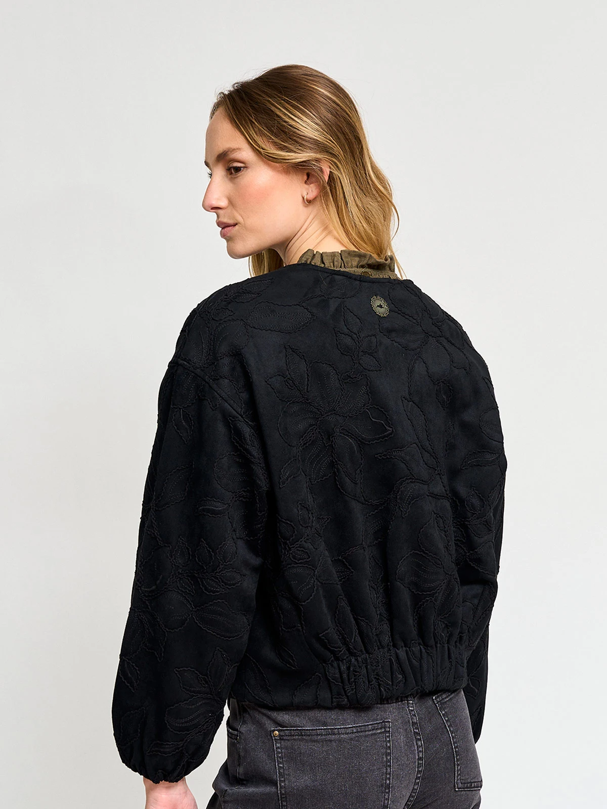 CASACA MUJER TATIENNE CORTA BOMBER - 3