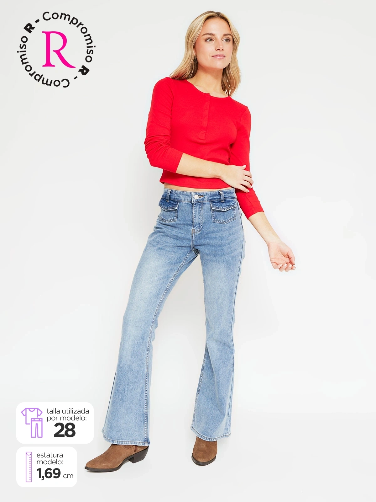JEANS REGULAR MUJER INDEX BOLSILLO - 1