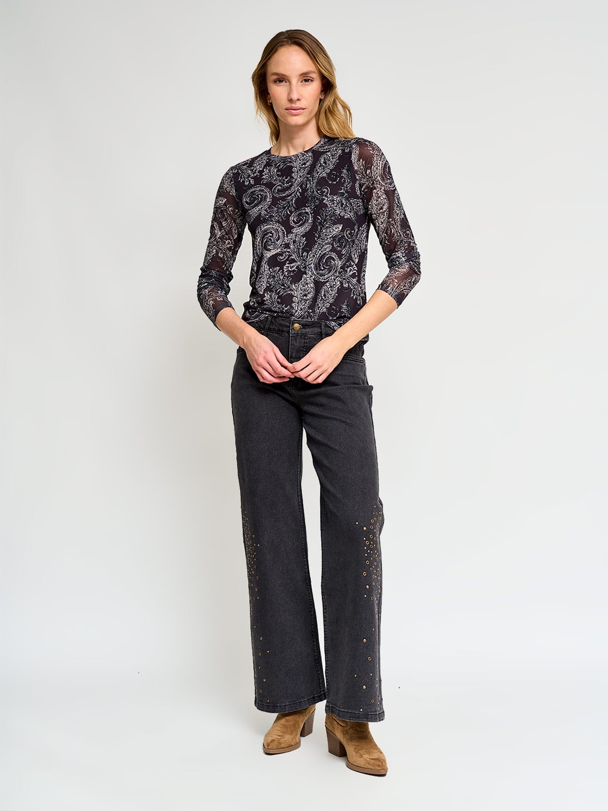 POLO MANGA LARGA MUJER TATIENNE BENCH - 5