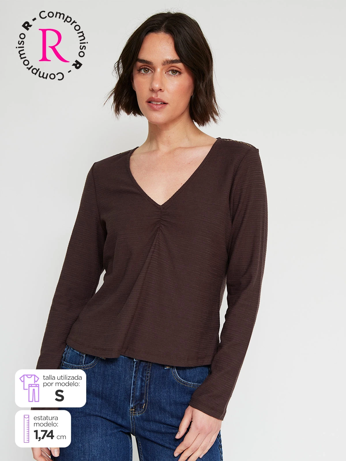 POLO MANGA LARGA ALGODÓN MUJER TATIENNE - 1