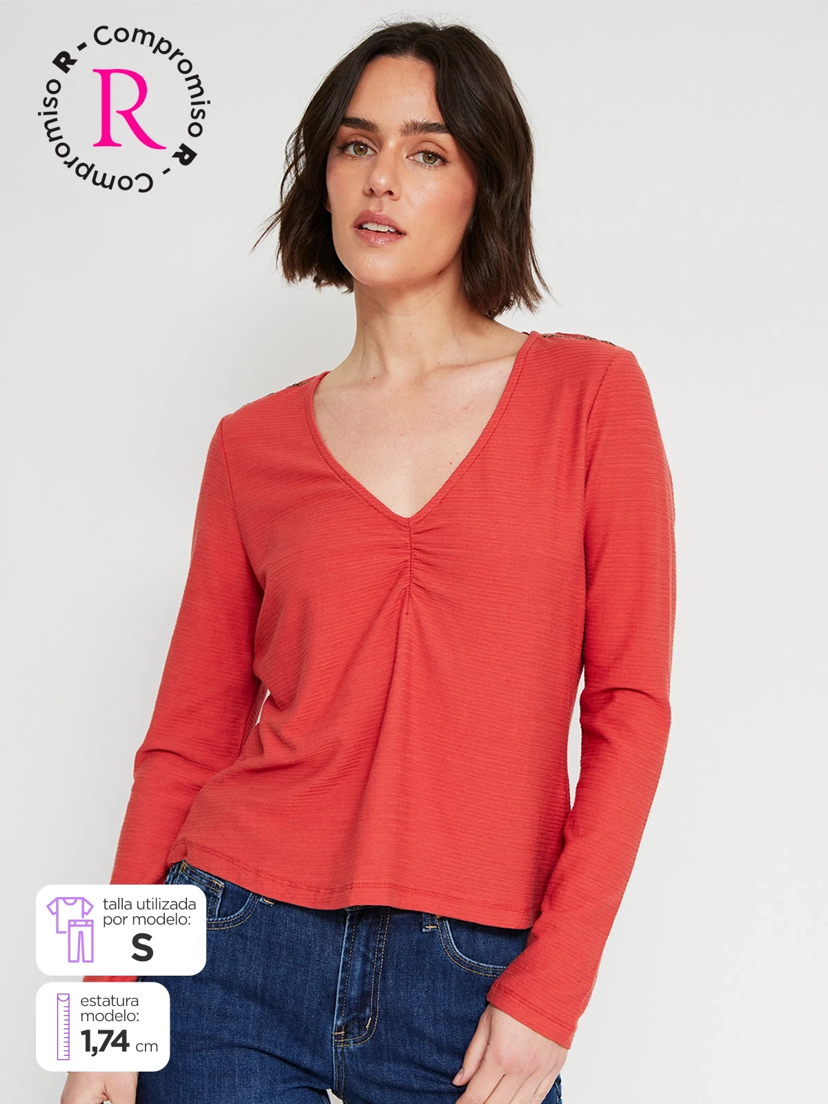 POLO MANGA LARGA ALGODÓN MUJER TATIENNE - 1