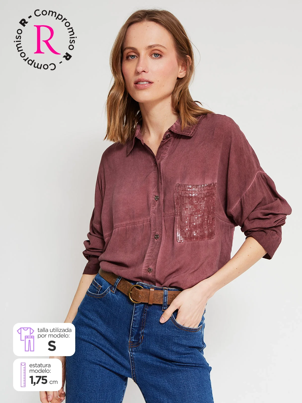 BLUSA MANGA LARGA MUJER TATIENNE - 1