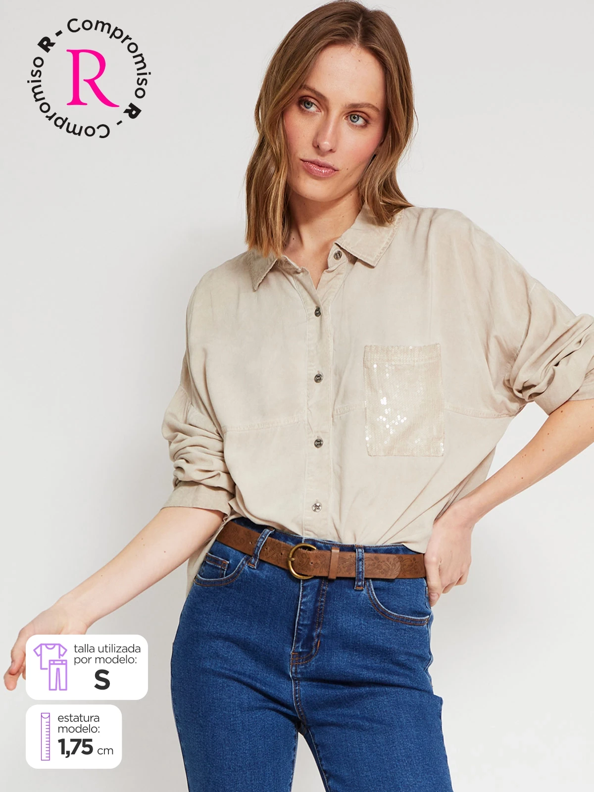BLUSA MANGA LARGA MUJER TATIENNE - 1