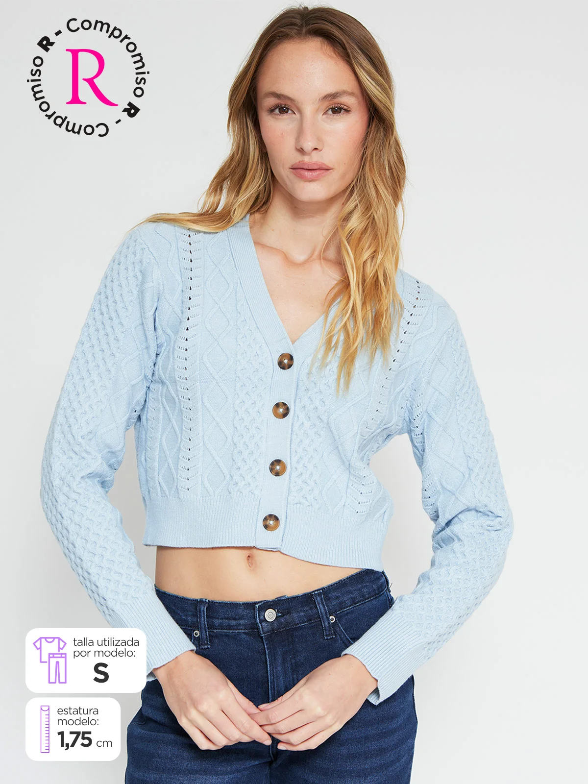 CARDIGAN MUJER INDEX BAWILDO - 1