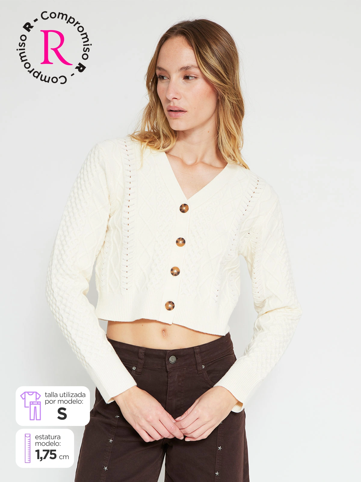 CARDIGAN MUJER INDEX BAWILDO - 1