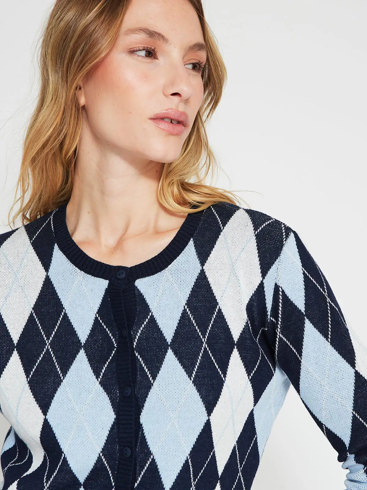 CARDIGAN MUJER INDEX BOTON - 3